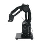 3-Axis Mechanical Robot Arm 3-DOF Robotic Arm + 3pcs 42 Gear Motors Aluminum Alloy 6061 Black