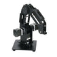 3-Axis Mechanical Robot Arm 3-DOF Robotic Arm + 3pcs 42 Gear Motors Aluminum Alloy 6061 Black