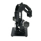 3-Axis Mechanical Robot Arm 3-DOF Robotic Arm + 3pcs 42 Gear Motors Aluminum Alloy 6061 Black