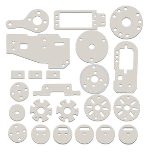 260mm 6 Axis Robot Arm Frame 6 DOF Mechanical Arm Industrial Robot Model Unassembled (with 7 Servos)