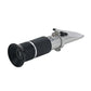 Handheld Brix Refractometer Brix Meter ATC Saccharimeter for Sugar Fruit Food Beer 0~50% Test Range