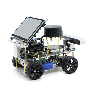 Ackerman/Differential ROS Robotic Car With 7&quot; Touch Screen A2 Radar For Jetson Nano B01 4GB