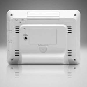 FanJu FJ3365 Weather Station Radio Wave Clock RF Weather Clock Perpetual Calendar Bamboo Surface