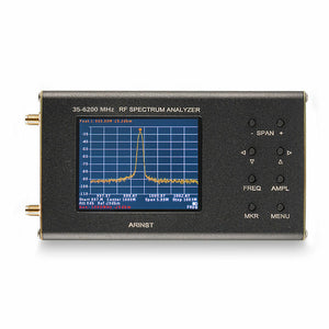 ARINST SSA-TG R2 RF Spectrum Analyzer With Tracking Generator 3.2&quot; Touch Screen 35-6200MHz