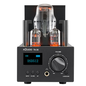 Xduoo TA-30 Tube Headphone Amplifier Tube Amp High Fidelity Desktop Headphone Amp USB DAC 3000MW
