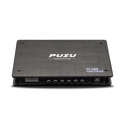 PUZU PZ-D68 Pure Car DSP Audio Processor Car Audio DSP 6CH IN 8CH OUT 31-Band EQ Active Crossover