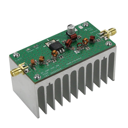 6W Power Amplifier FM with Heatsink Finished Power AMP. Optional FM 88-108MHz or 140-170MHz