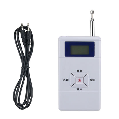 HRD-808 FM Radio Transmitter Mini FM Transmitter Digital Display Adjustable 70-108MHz Cover 50M