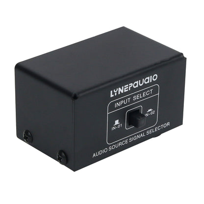 2 In 1 Out or 1 In 2 Out Audio Source Signal Selector Switcher 3.5mm Headphone Jack Interface B102