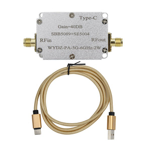 SBB5089+SE5004 One-Way Microwave Power Amplifier RF Power Amplifier Module 40DB WYDZ-PA-5G-6GHz-2W