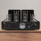 AV-2030 Black Vacuum Tube Power Amplifier 30Wx2 Headphone Amplifier DAC VU Meter Fits Home Speakers