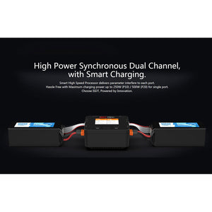ISDT P20 500WX2 20Ax2 Dual Channel DC Smart Battery Balance Charger for LiPo LiHV Rc 1-8S Lipo Battery RC Models Battery Tool