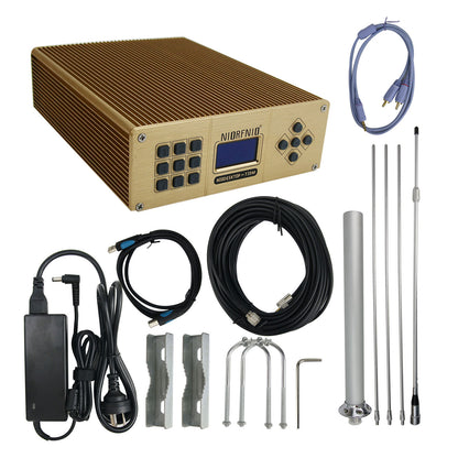 NIO-T35M 35W Car Stereo Radio Music Player FM Transmitter 87.5-108MHz Support TF USB Microphone