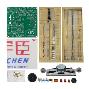 88-108MHz FM Radio Kit FM Radio DIY Radio Receiver Kit Fully Discrete Unfinished