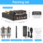 X1 Hifi Tube Amplifier Bluetooth 5.0 Power Amplifier Tube Amp 160W*2 Phono Amplifier For APTX