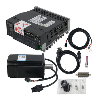 750W 2.39NM ASD-B2-0721-B+ECMA-C20807RS Delta AC Servo Motor Drive Kit+ Encoder Cable Power Cable