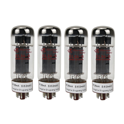 4PCS Shuguang EL34-B Electron Tube Paired Audio Vacuum Tube Replace 6CA7 Fit Tube Amplifiers