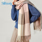 27.6*70.9" Men Womens Plaid Scarf Autumn Winter Scarf Warm Cashmere-Like British Style With Tassel