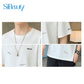 Men T Shirt Short Sleeve Tee Shirt 100% Cotton Loose Skin-Friendly Cotton Fabric T393 White M L XL