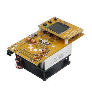 30W PLL FM Stereo Transmitter 76MHz-108MHz Digital Radio Transmitter w/LED Screen Input DC12V-13.8V