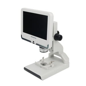 ANDONSTAR AD108 200X Digital Microscope 2MP Electronic Magnifier 7&quot; LCD Plastic Stand White Monitor