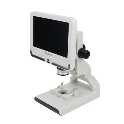 ANDONSTAR AD108 200X Digital Microscope 2MP Electronic Magnifier 7&quot; LCD Plastic Stand White Monitor
