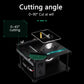 Mini Table Saw Desktop Saw Cutter w/ Saw Blade Adjustable Speed Adjustable Angle For Woodworking