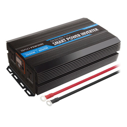 BYGD PSW3000 Smart Power Inverter 3000W Pure Sine Wave Inverter 12V To 220V Vehicle Inverter