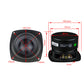 2PCS 4&quot; 8Ω Subwoofer Speaker Square-Shaped Hifi Speaker Unit Loudspeaker Powerful Low Frequency