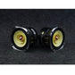 2PCS 4&quot; 8 Ohm Audiophile Full Range Speaker Square High Fidelity Loudspeakers Cast Aluminum Frame