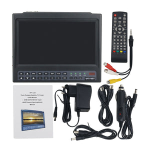KPT-716S/T Satellite Finder Meter HD TV Satellite Receiver DVB-S2 DVB-T2 MPEG-4 Modulator w/ 7&quot; LCD