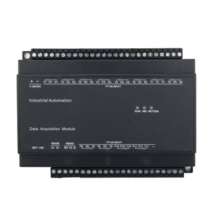 12PT100 + RS485 + RS232 Three-Wired Temperature Collector Data Acquisition Module RTU-318D