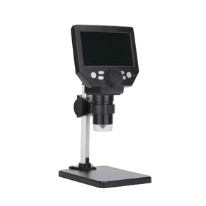 G1000 1000X 10MP HD 1808P Digital Microscope Camera with Aluminum-plastic Stand and 4.3&quot; LCD Screen
