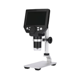 G1000 1000X 10MP HD 1808P Digital Microscope Camera with Aluminum Alloy Stand and 4.3&quot; LCD Display