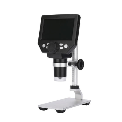G1000 1000X 10MP HD 1808P Digital Microscope Camera with Aluminum Alloy Stand and 4.3&quot; LCD Display
