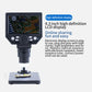 G1000 1000X 10MP HD 1808P Digital Microscope Camera with Aluminum Alloy Stand and 4.3&quot; LCD Display