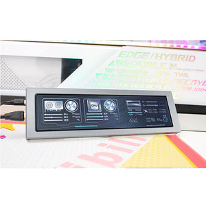 1920x515 8.8&quot; IPS Screen For AIDA64 Display Dynamic Display Adjustable Brightness Metal Shell Gray