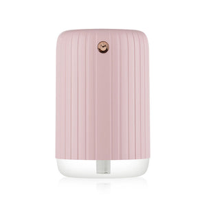 LB 300ML Mini Ultrasonic Humidifier Wireless Air Humidifier Car Diffuser w/ Night Light Rechargeable