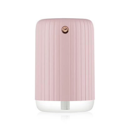 LB 300ML Mini Ultrasonic Humidifier Wireless Air Humidifier Car Diffuser w/ Night Light Rechargeable