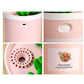 Dr-01 Succulents Humidifier 350ML Mini Air Humidifier Diffuser Night Light Simulation Potted Plant