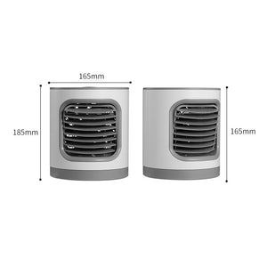 L06 Home Ionic Air Purifier Oscillating Fan Wide Angle Rechargeable 4000MAH Projection Night Light