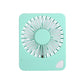 U2 Summer Small Desk Fan Mini Handheld Fan Portable Fan USB Rechargeable Adjustable Angles &amp; Speeds