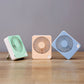 U2 Summer Small Desk Fan Mini Handheld Fan Portable Fan USB Rechargeable Adjustable Angles &amp; Speeds
