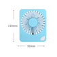 U2 Summer Small Desk Fan Mini Handheld Fan Portable Fan USB Rechargeable Adjustable Angles &amp; Speeds