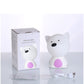L2 Cute Doggie Colorful Night Light Bedroom Lovely Silicone Kids Bedside Lamp USB Rechargeable
