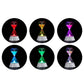 SLD01 Sandglass Colorful Night Light Desktop LED Ambient Lamp 15-Minute Timing USB Rechargeable