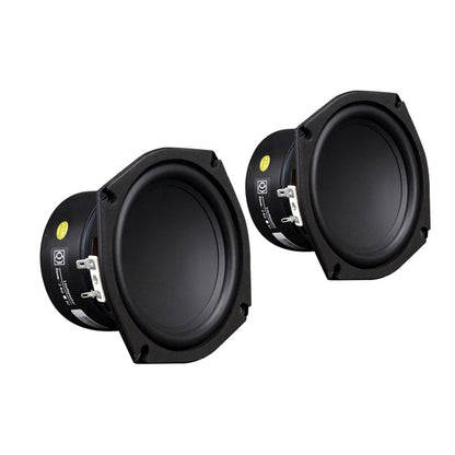 2PCS 5.25&quot; 8 Ohm High Fidelity Woofer Speaker Unit Loudspeakers Boast Strong Bass Good Sound Density