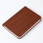 Wood Grain PU Folding Book Lamp Book Shaped Lamp Foldable Book Light USB Rechargeable Extra Mini