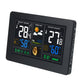 FanJu FJ3378 Wireless Weather Station Clock Color Screen For Indoor &amp; Outdoor Temperature Humidity