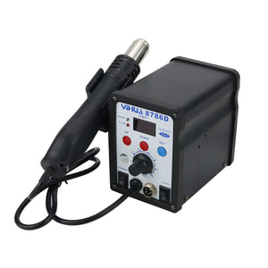YIHUA 8786D 2 In 1 Hot Air Gun Desoldering Station Anti-Static Rework Station With Digital Display